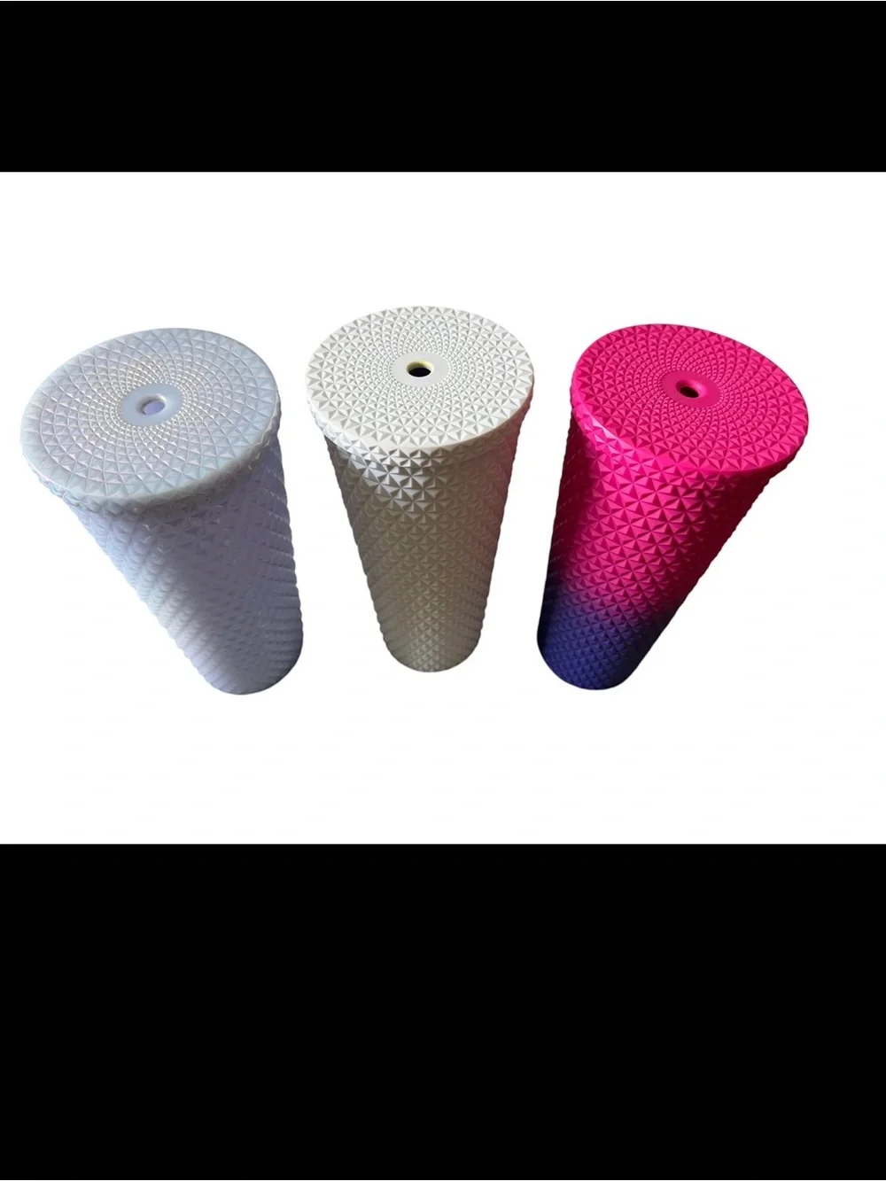 diamond textured cups